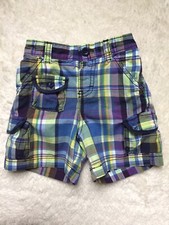 Baby Gap Boys Blue Green Multicolor Shorts Size 12-18 Month