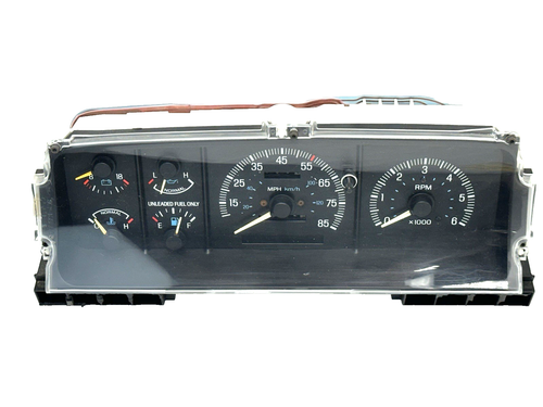 1987-1991 Ford F150 F250 Bronco Instrument Cluster Speedo Gauge Tach ...