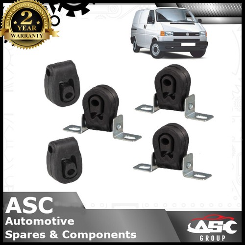 Exhaust Rubber Mount Hanger Set 5pc fits Volkswagen Transporter T4