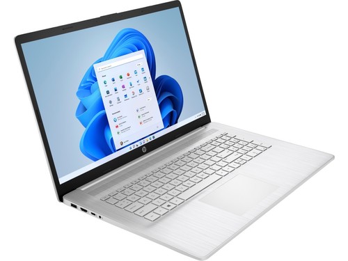 HP Touch 17t-CN000 17 Silver Laptop PC 17.3" i3 8GB 512GB SSD AX WiFi HDMI W11 - Afbeelding 1 van 6