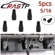 5PCS Ls Swap EFI Fuel Rail Adapter Fittings Feed 5/16 AN6 4.8 5.3 6.0 LS1 LQ4 US