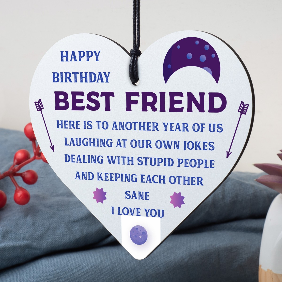 Lustige Geburtstagskarte „True Friends Don't Judge“ – Frech & Witzig, 140x140 Mm, Für Beste Freunde & Partner
