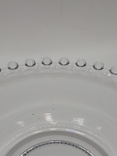 Vintage Imperial Glass Candlewick Saucer Plate Clear 7 1/4" - Picture 8 of 8