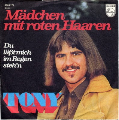 Tony (9) - Mädchen Mit Roten Haaren 1971 7'', Single Philips 6003 173 Very Good 