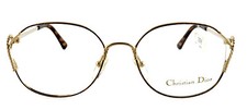 New Vintage CHRISTIAN DIOR CD2901 41 54mm Gold Brown Eyeglasses Frames Austria