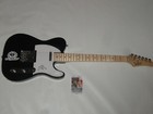TIM MCILRATH SIGNED BLACK ELECTRIC GUITAR RISE AGAINST PROOF JSA COA 1 — photo 1