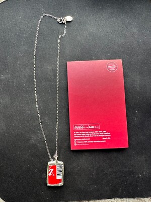 Coca Cola Neckless recycled glass Jewelry Kathleen Plate Smart Glass Inc