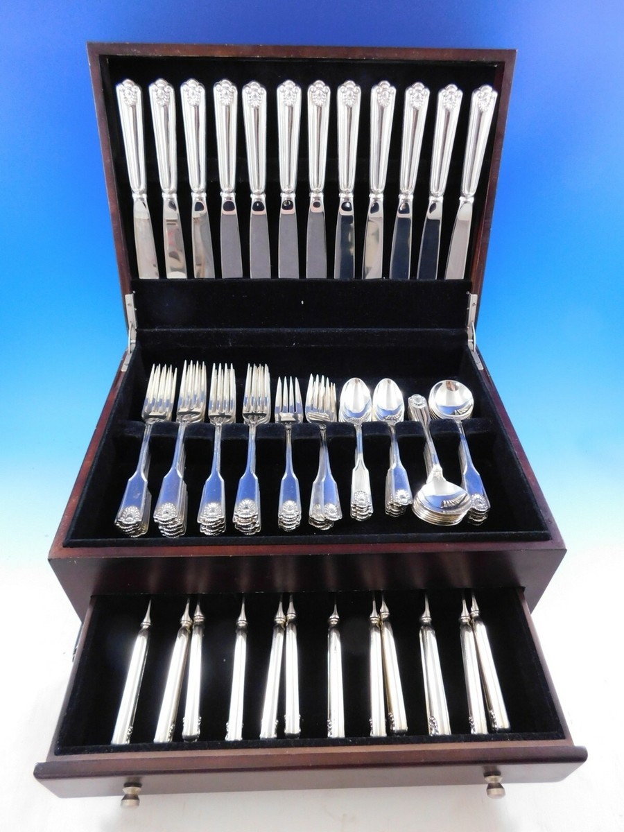 Fiddle Shell by Frank Smith Sterling Silver Flatware Set Service