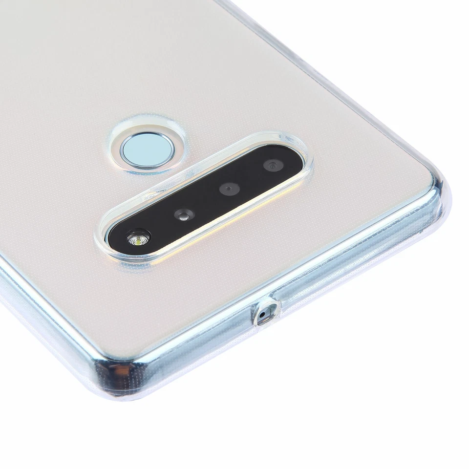 For LG Stylo 6 Transparent Clear Case Cover Thin Hybrid Silicone Gel TPU Rubber - Image 4 of 4
