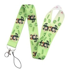 My Hero Academia Anime Tsuyu Asui Green Hair Character ID Badge Holder Lanyard
