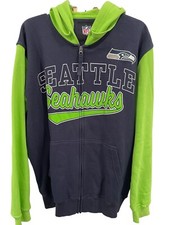 NFL SEATTLE SEAHAWKS CONTRAST HOODIE Men  s XL SI58