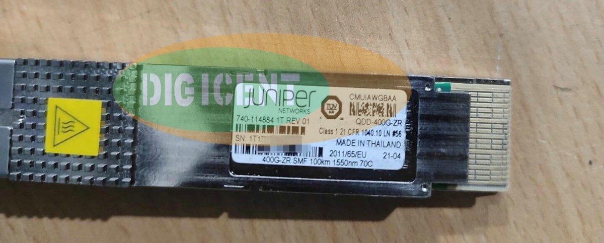 JUNIPER 740-114884 QDD-400G-ZR Coherent Tunable, QSFP-DD 400G-ZR