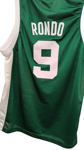 NBA Brand Rajon Rondo Jersey Size Large Distressed #9 Boston