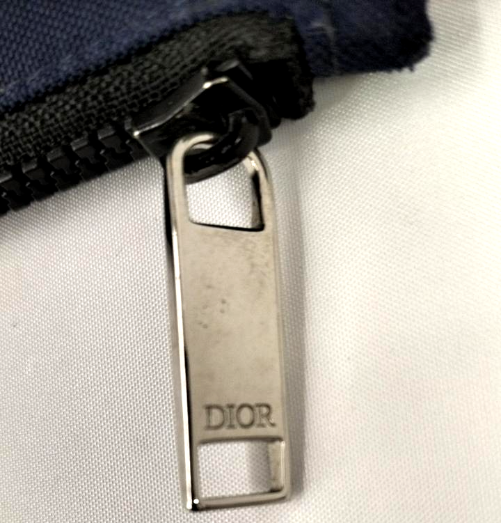 Dior x Kaws Zipped Card and Coin Holder Purse Pink Logo Nylon