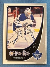 2010-11 O-Pee-Chee #105 Jonas Gustavsson ROOKIE Toronto Maple Leafs NHL