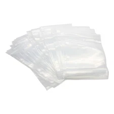 500 Resealable 4 Mil Thick Clear Poly 5" X 8" Zip Seal Food Storage Bags