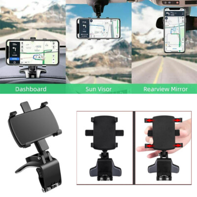 Dash Cell Phone Holder Universal Car Dashboard Phone Mount Holder - Clip-On Cradle For Cell Phones & GPS Devices 3.5" To 6.5" Cell Phone Car Mount - Foto 13