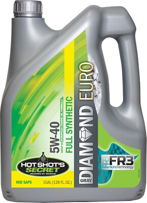 Hot Shot's Secret GRAY DIAMOND EURO OIL 5w40 FULL Synthetic 1 Gallon