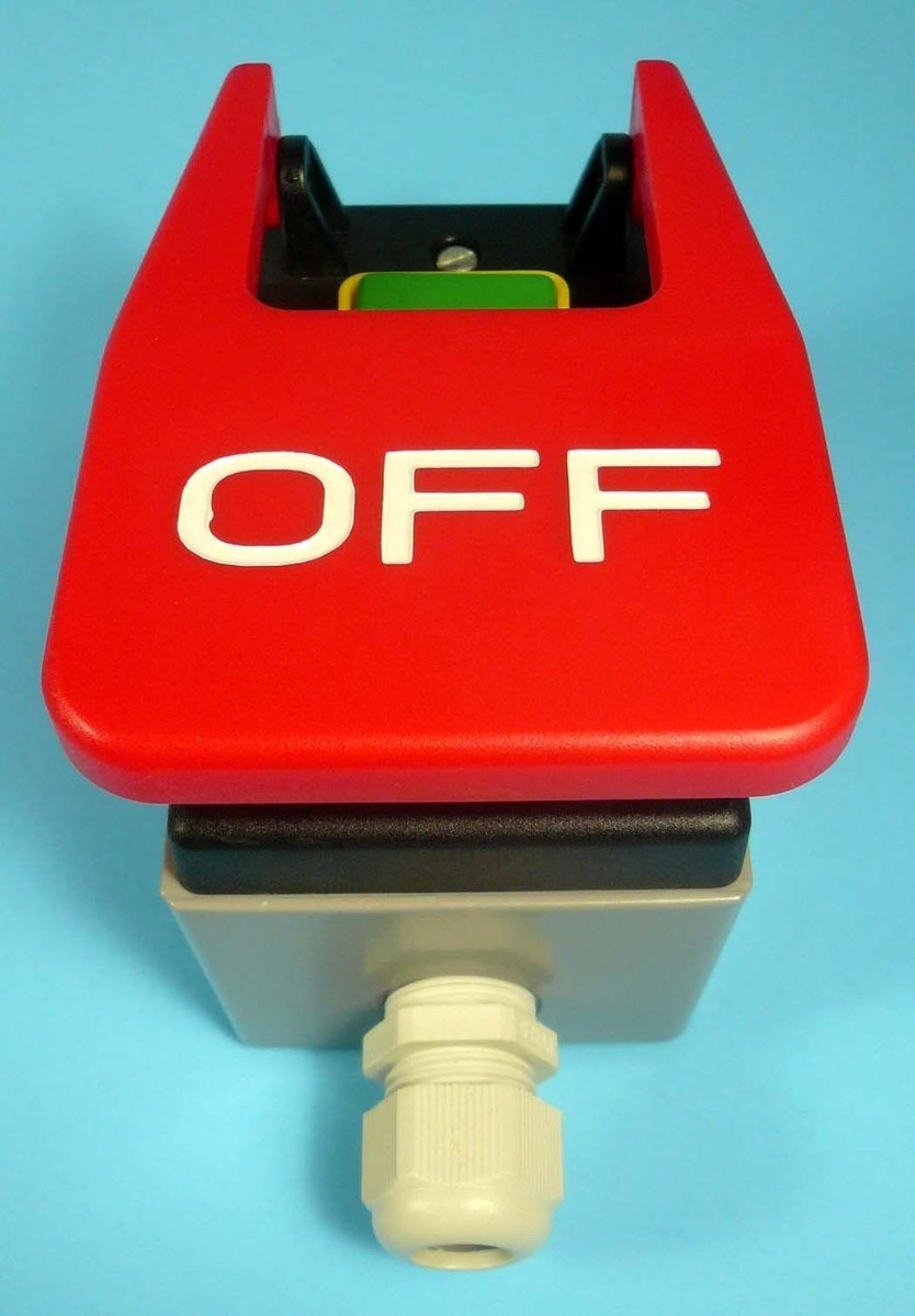 Shop Fox Safety Paddle ON/OFF Switch In Enclosure For 220V