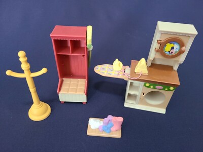 Lot of Fisher Price Loving Family Dollhouse LAUNDRY ROOM