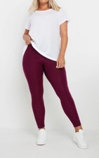 WOMANS PLAIN LEGGINGS NEW VISCOSE FULL LENGTH LADIES UK SIZE 8-26