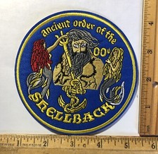 US Navy Shellback Ancient Order Crossing Of The Equator King Neptune USN Patch