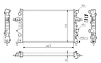 Hart KüHler WasserküHler Passend FüR Opel Astra G Caravan F35 F48 F08 F67 F69