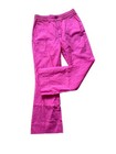 NWT $99 Habitual Pink Flambe Pintuck Flared Linen Cotton Blend Pants - Sz 6/28 — photo 3