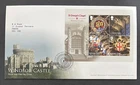 GB 2017 FDC WINDSOR CASTLE ST GEORGES CHAPEL MINIATURE SHEET TALLENTS HOUSE PMK