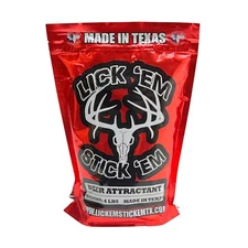 Lick'Em Stick'Em 4lb High Volume Deer Attractant | Nutritious Long Lasting Scent