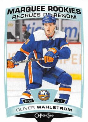 2019-20 O-Pee-Chee Update Marquee Rookies #615 Oliver Wahlstrom - NY Islanders