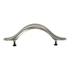Vintage Nickel Finish Arch Bow Cabinet Drawer...