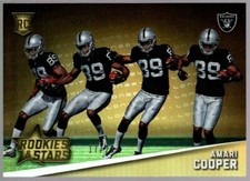 AMARI COOPER /25 PROGRESSION ROOKIE GOLD LONGEVITY 21 RC SP 2015 ROOKIES & STARS