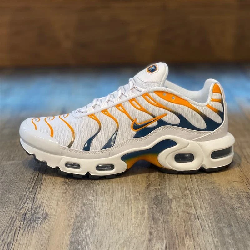 Nike Air Max Plus TN Gr.38 weiß orange DV7083 100 Sneaker Kinder Schuhe  Haifisch