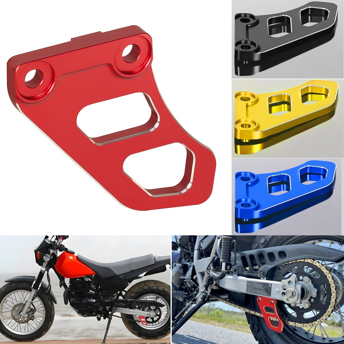 3D Rear Chain Guard Guide Cover For YAMAHA TW200 XT250 2008-2022