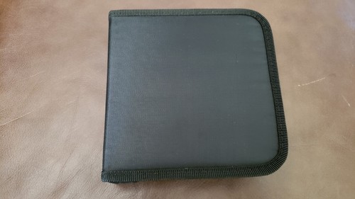 Black 24 CD/DVD Nylon Zippered Wallet Similar to the Original Case Logic Brand - Picture 10 of 10