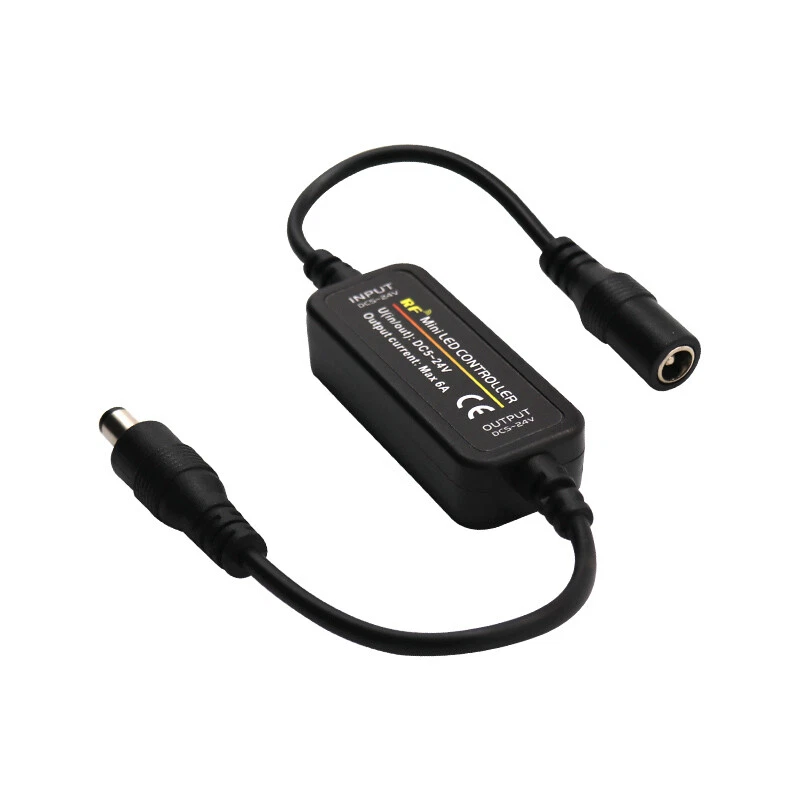 LED Strip Dimmer Remote Control Switch Controller For 12V 24V LED Lighting - Image 4 of 4