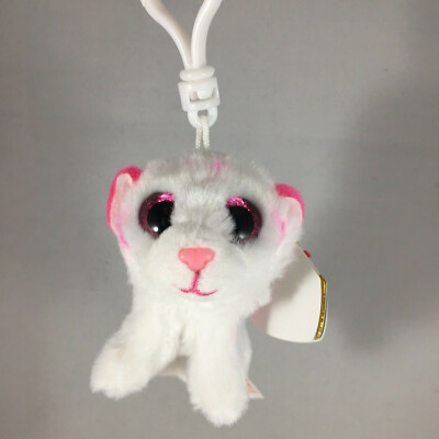 TY Beanie Baby - TABOR the Pink Tiger (Plastic Clip - 3 inch