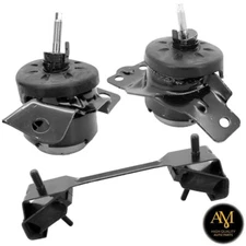 Front Engine Mounts & Rear Trans Mount 3PCS Set fits Jeep Gladiator 23-20 3.6L