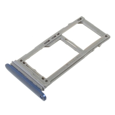 Single SIM Kartenhalter für SAMSUNG GALAXY S9 S9+ PLUS Card Tray Micro SD Blau