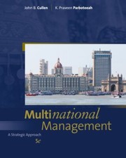 Multinational Management by John B Cullen