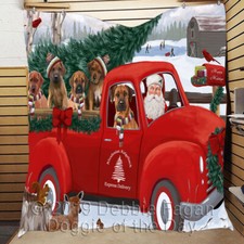 Rhodesian Ridgeback Quilt Dog Bedding Personalized Christmas Gift Designs NWT