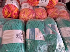 New Bernat Maker Big Yarn 12 x 250g - chunky tubular yarn 3kg total