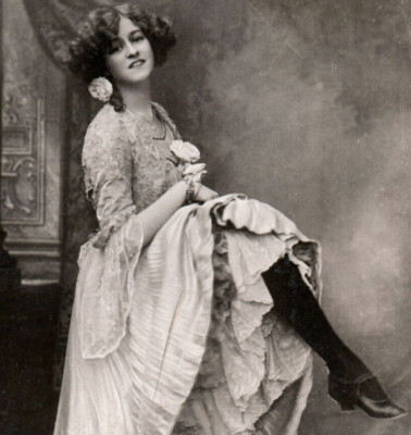 RPPC Pretty Girl Lady Gabrielle Ray Real Photo Postcard
