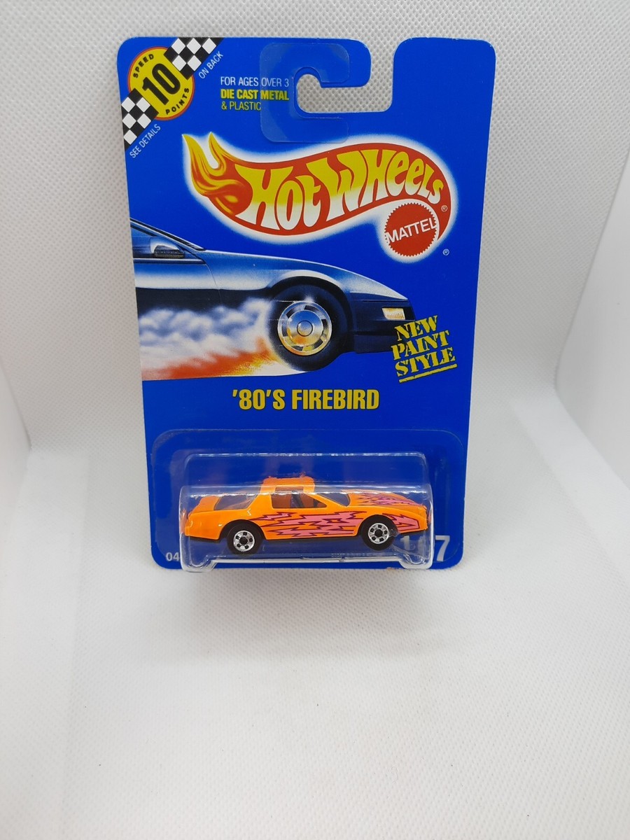1990 167 '80s Firebird Orange Hot Wheels Rare Vintage On Card E16