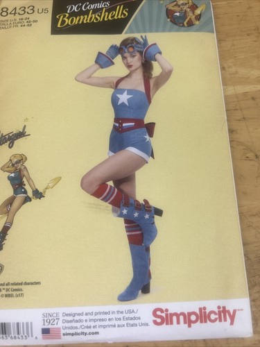 Stargirl Costume Sewing Pattern Uncut Bombshell Sz 16-24 Marvel Womens Cosplay - Picture 4 of 12
