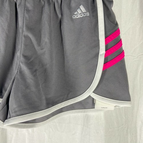 Adidas Youth Girls Climalite Performance Running Shorts Size L - Picture 6 of 8