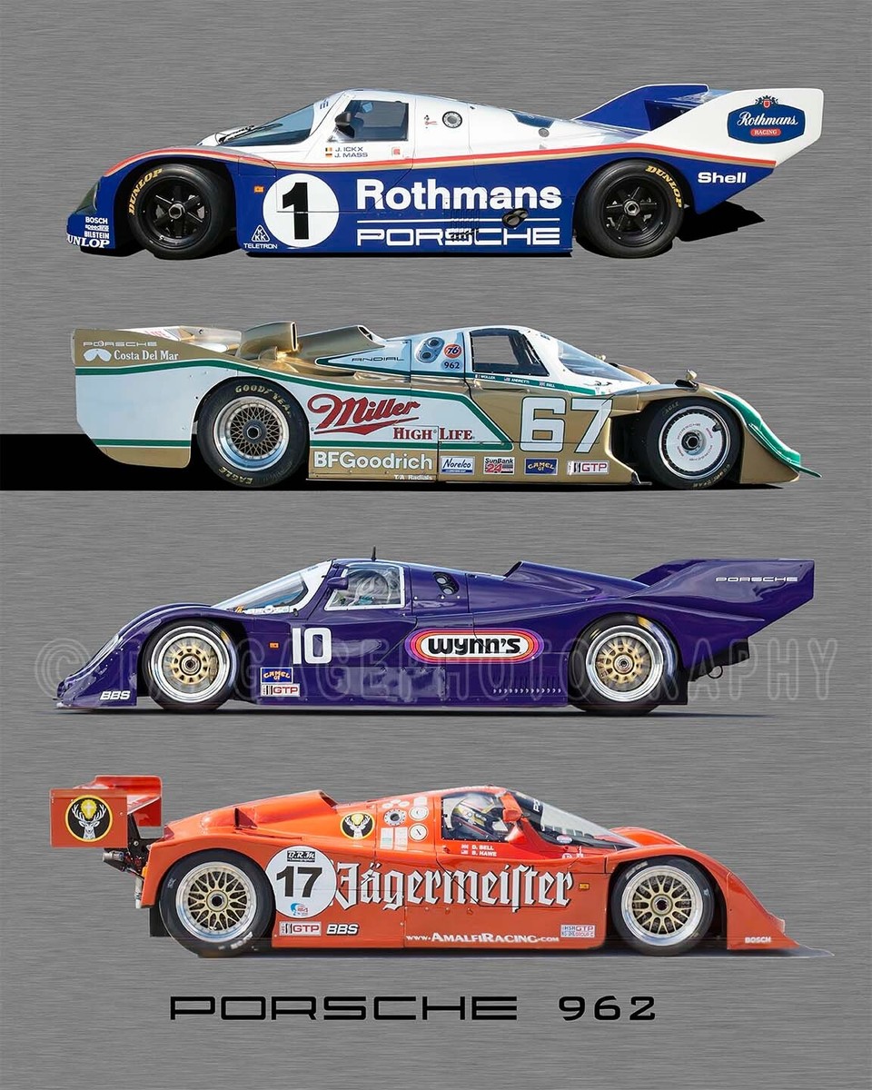 Porsche 962 IMSA GTP Race Car Photo CA2365 | eBay