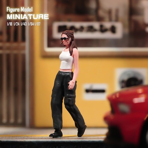 ANT Diorama Escena Accesorios Resina 1:43 Niña Bolsa de Almacenamiento Figuras Pintadas para Coche Juguetes - Imagen 6 de 9
