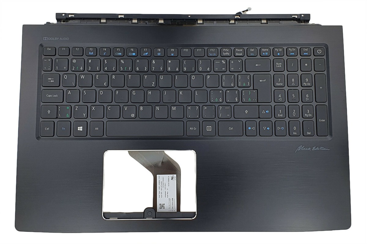 NEW ACER NITRO V15 KEYBOARD CASE VN7-593 VN7-593G BLACK EDITION